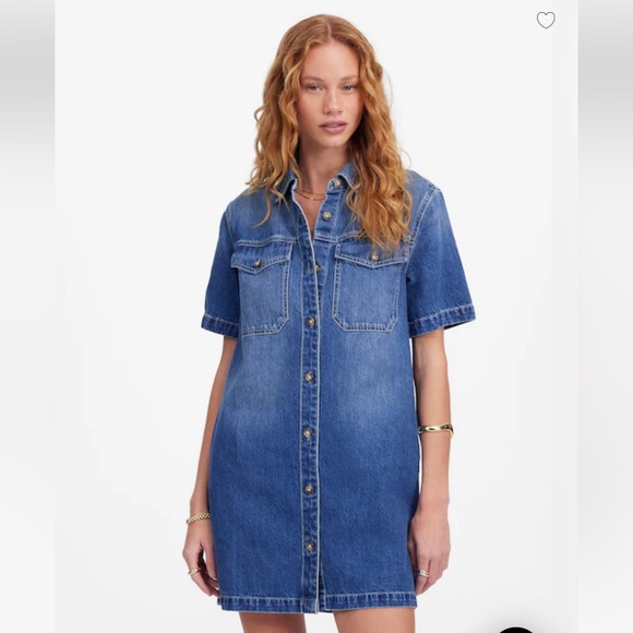 Madewell Dresses & Skirts - Madewell Denim Boxy Shirtdress in Demarco Wash size small